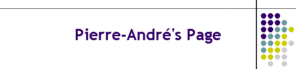 Pierre-Andr's Page